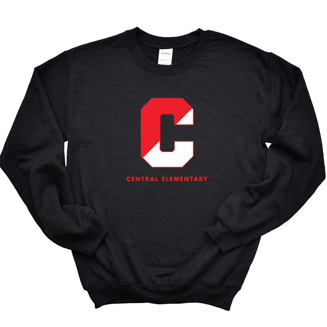 Split C ~ Crewneck Sweatshirt ~ Central Elementary - Wilmette