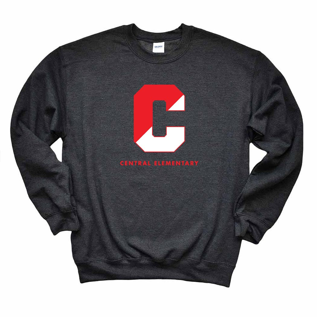 Split C ~ Crewneck Sweatshirt ~ Central Elementary - Wilmette