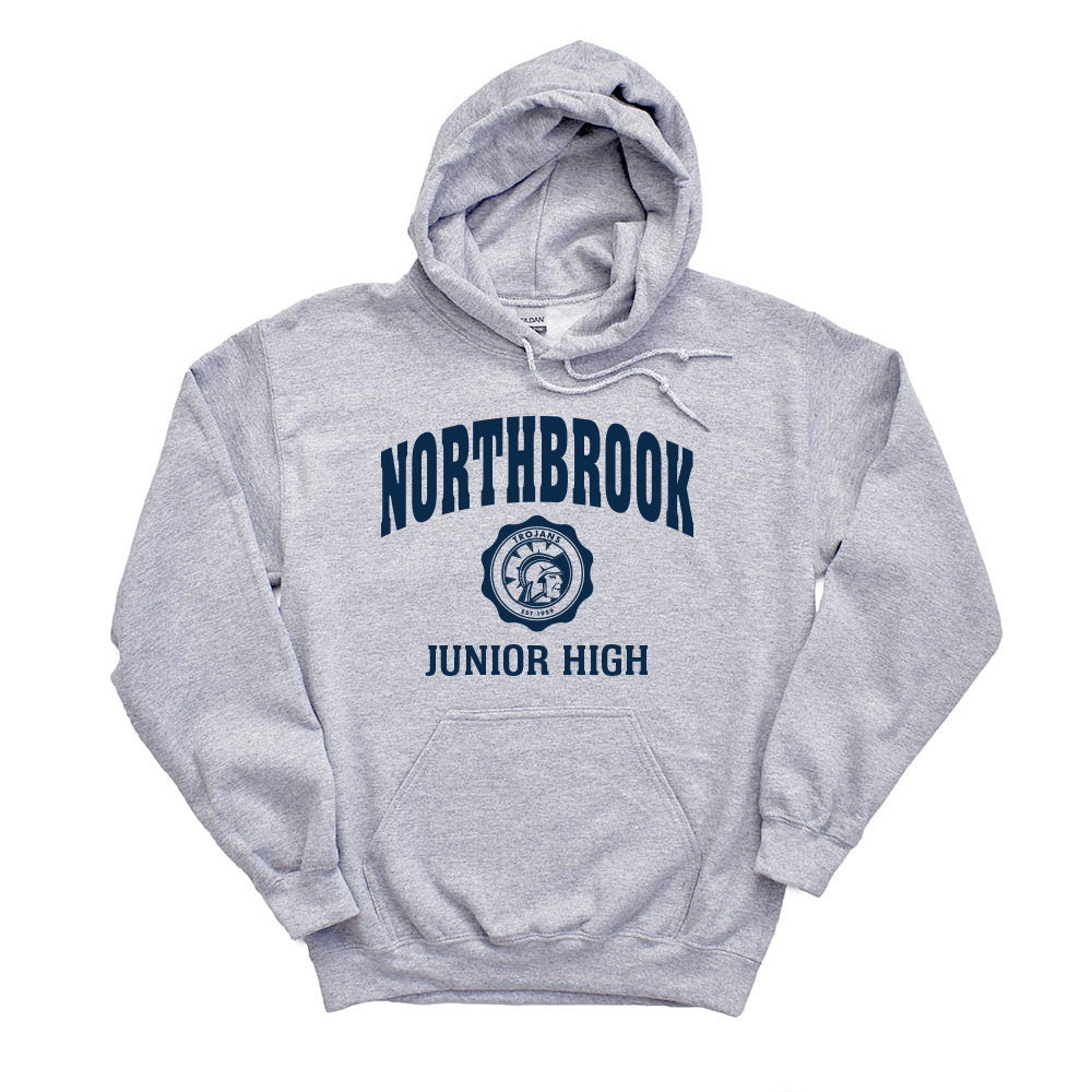 Collegiate Seal ~ Softstyle Hoodie ~ Northbrook Junior High