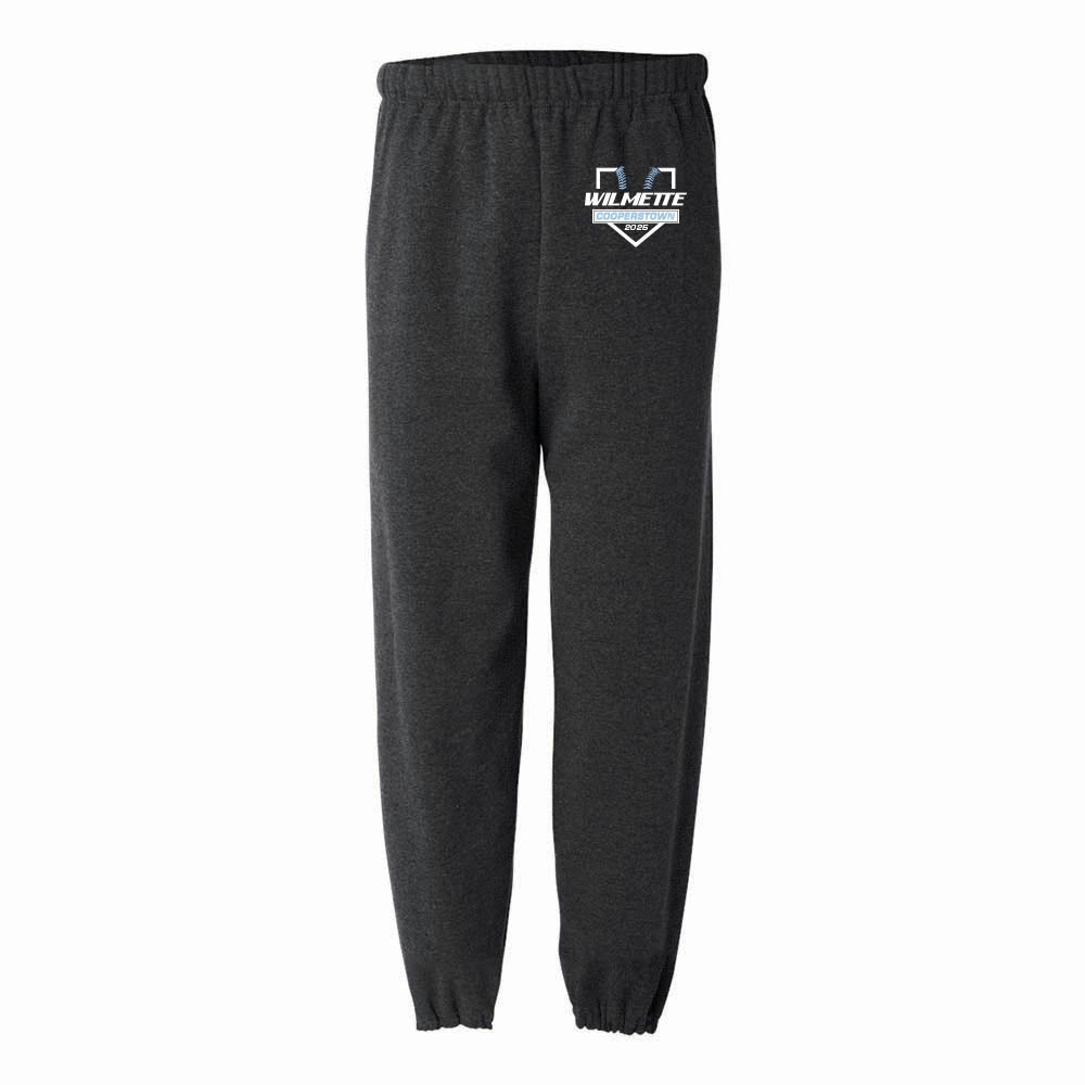 WILMETTE COOPERSTOWN SWEATPANTS ~ WILMETTE BASEBALL ~ youth & adult ~ classic unisex fit