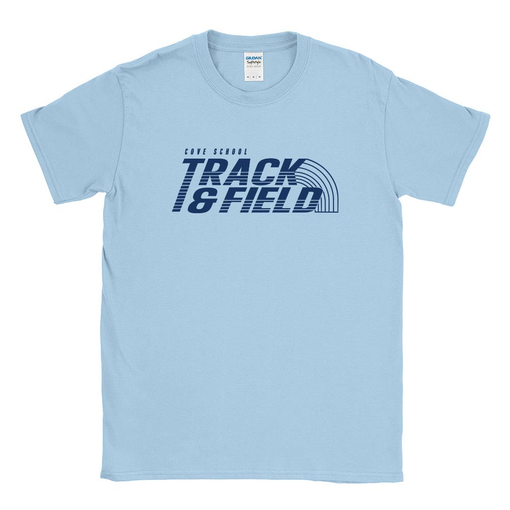 TRACK & FIELD TEE ~ COVE SCHOOL ~ youth and adult ~ classic unisex fit