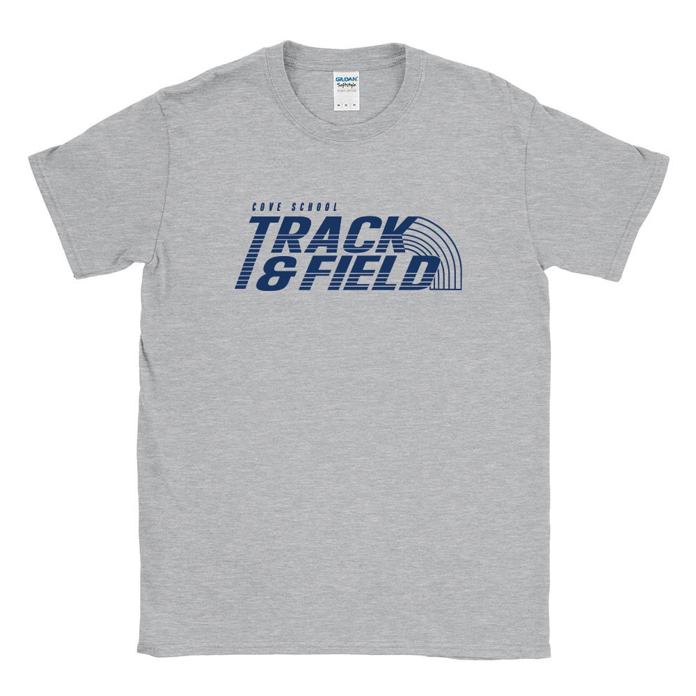 TRACK & FIELD TEE ~ COVE SCHOOL ~ youth and adult ~ classic unisex fit