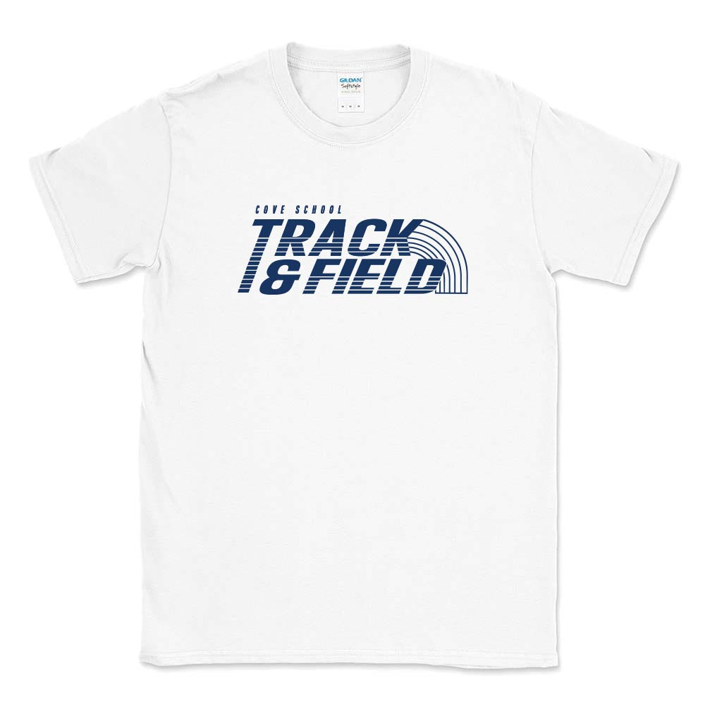 TRACK & FIELD TEE ~ COVE SCHOOL ~ youth and adult ~ classic unisex fit