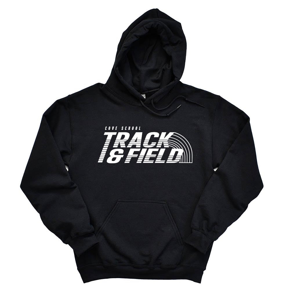 TRACK & FIELD HOODIE ~ COVE SCHOOL ~ youth and adult  ~ classic unisex fit