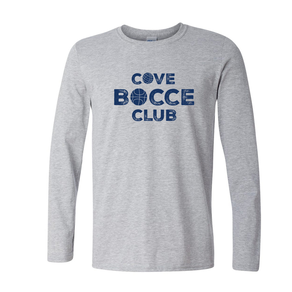 Bocce Club ~ Cotton Long Sleeve T-Shirt ~ The Cove School