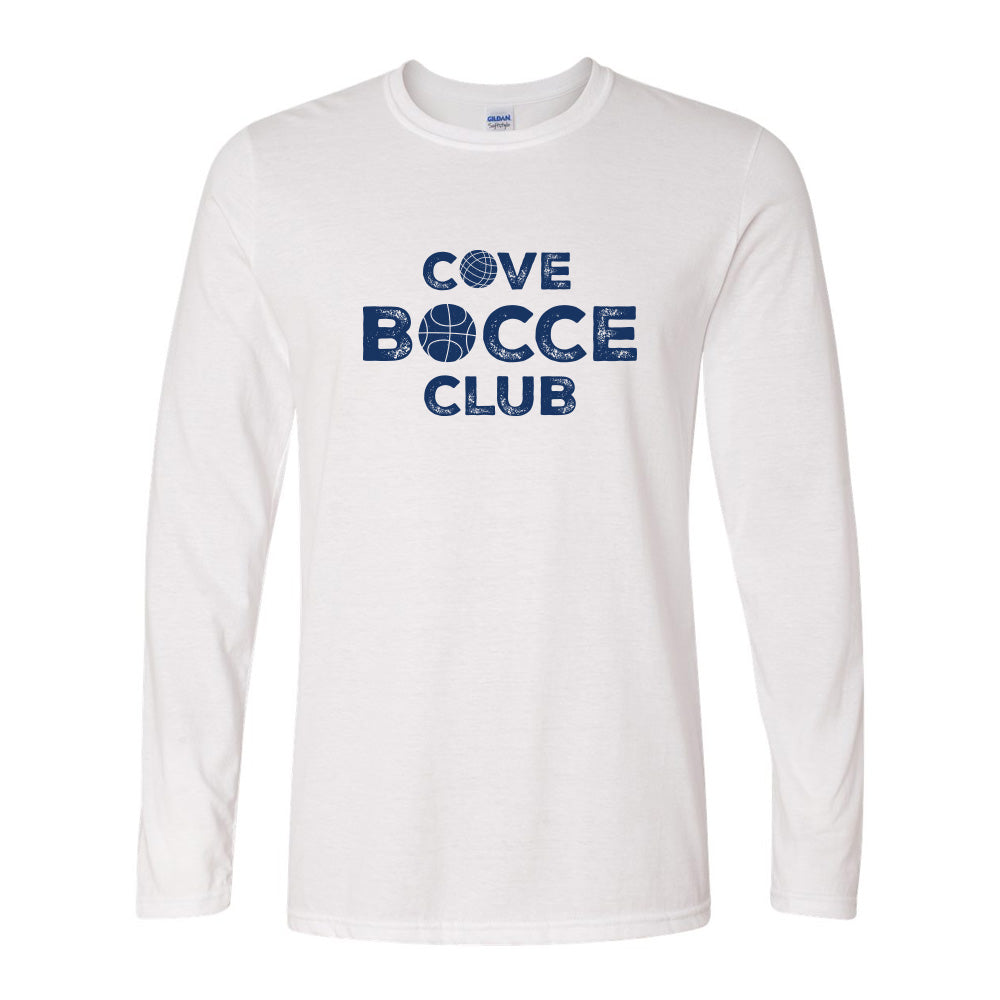 Bocce Club ~ Cotton Long Sleeve T-Shirt ~ The Cove School