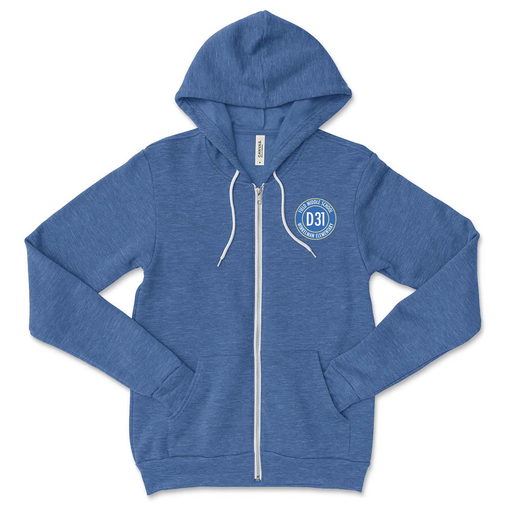 District Logo ~ Zip Hoodie ~ District 31