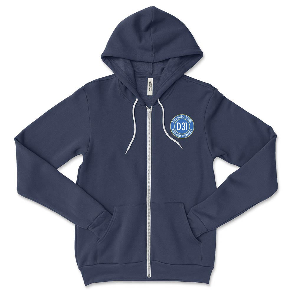 District Logo ~ Zip Hoodie ~ District 31