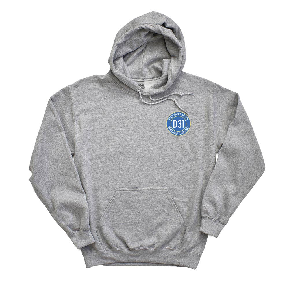 LOGO HOODIE ~ DISTRICT 31 ~ adult ~ classic fit