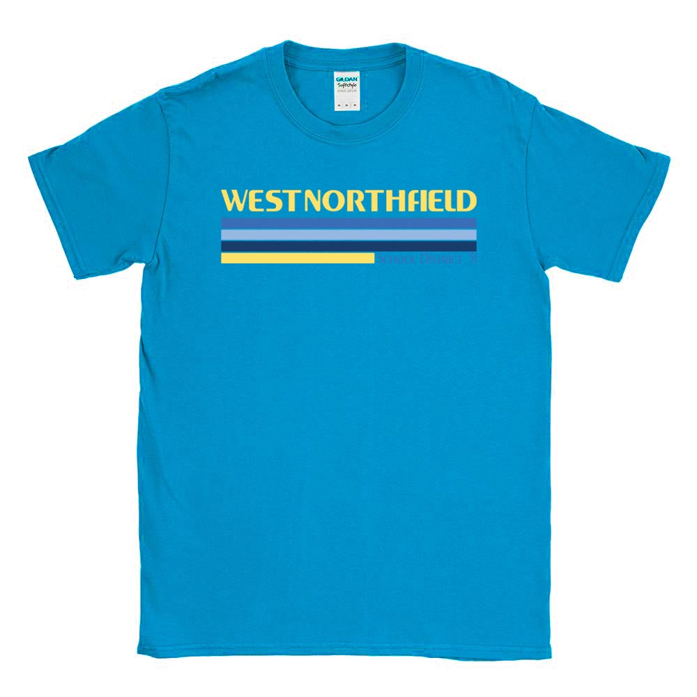 WEST NORTHFIELD STRIPES TEE ~ DISTRICT 31 ~ adult ~ classic fit