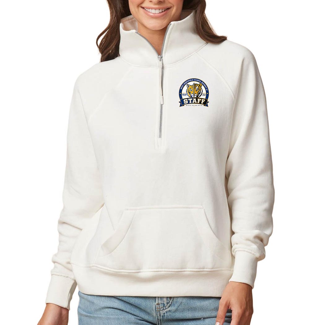 D31 Staff Badge ~ Ladies Boxy Half Zip Fleece ~ District 31