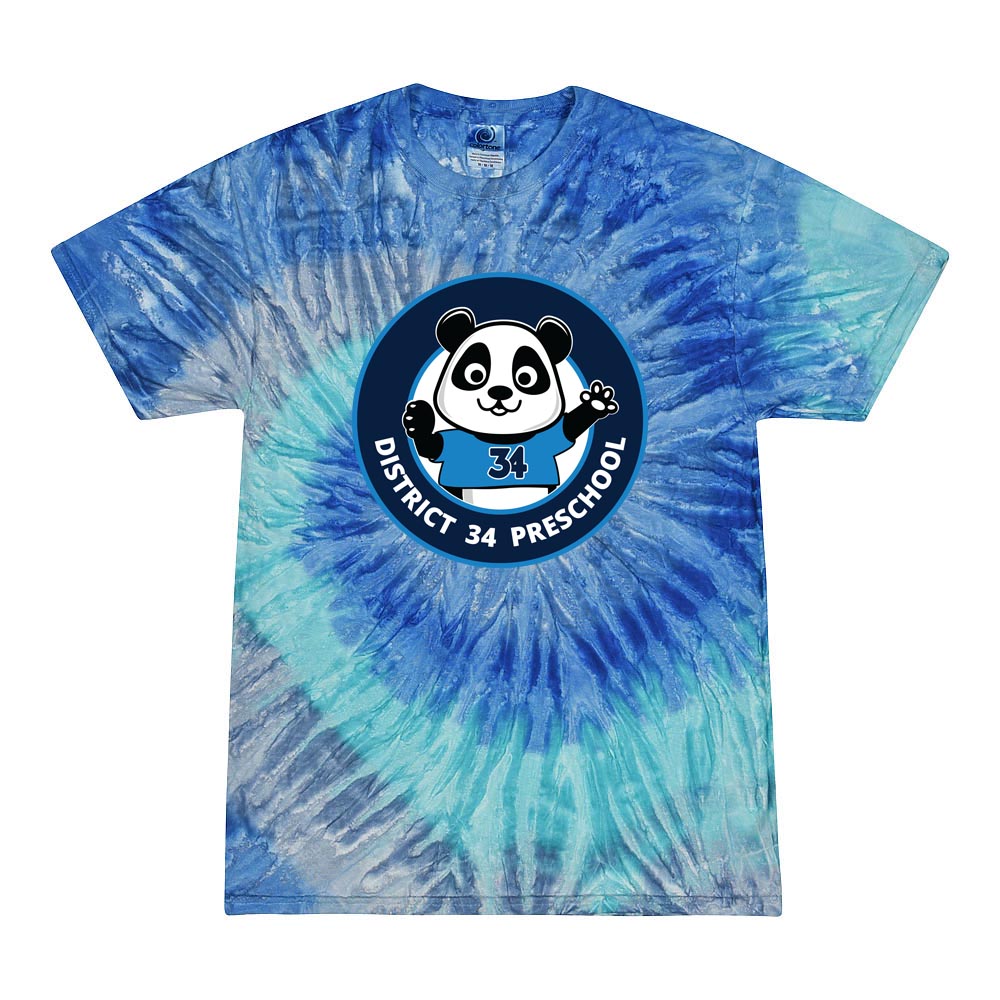 Logo ~ Tie Dye Tee ~ D34 Preschool