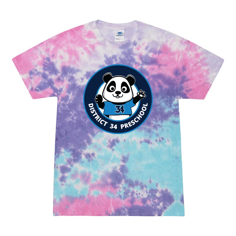 Logo ~ Tie Dye Tee ~ D34 Preschool