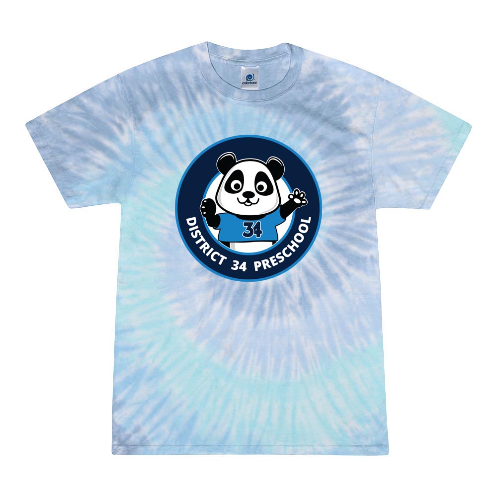 Logo ~ Tie Dye Tee ~ D34 Preschool