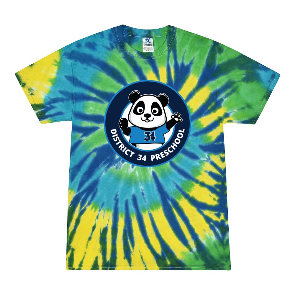 Logo ~ Tie Dye Tee ~ D34 Preschool