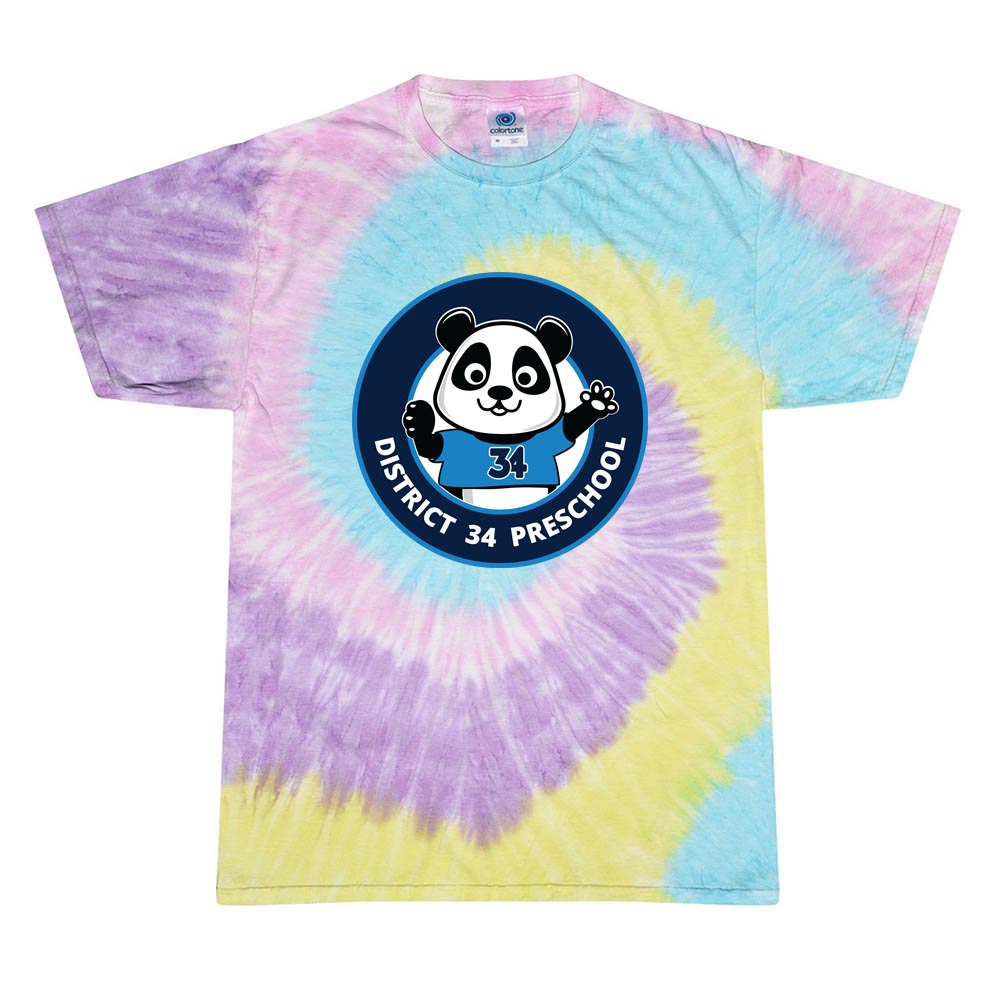 Logo ~ Tie Dye Tee ~ D34 Preschool