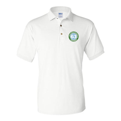 LOGO DRYBLEND POLO ~  EAST MAINE SCHOOL DISTRICT ~ adult ~ classic unisex fit