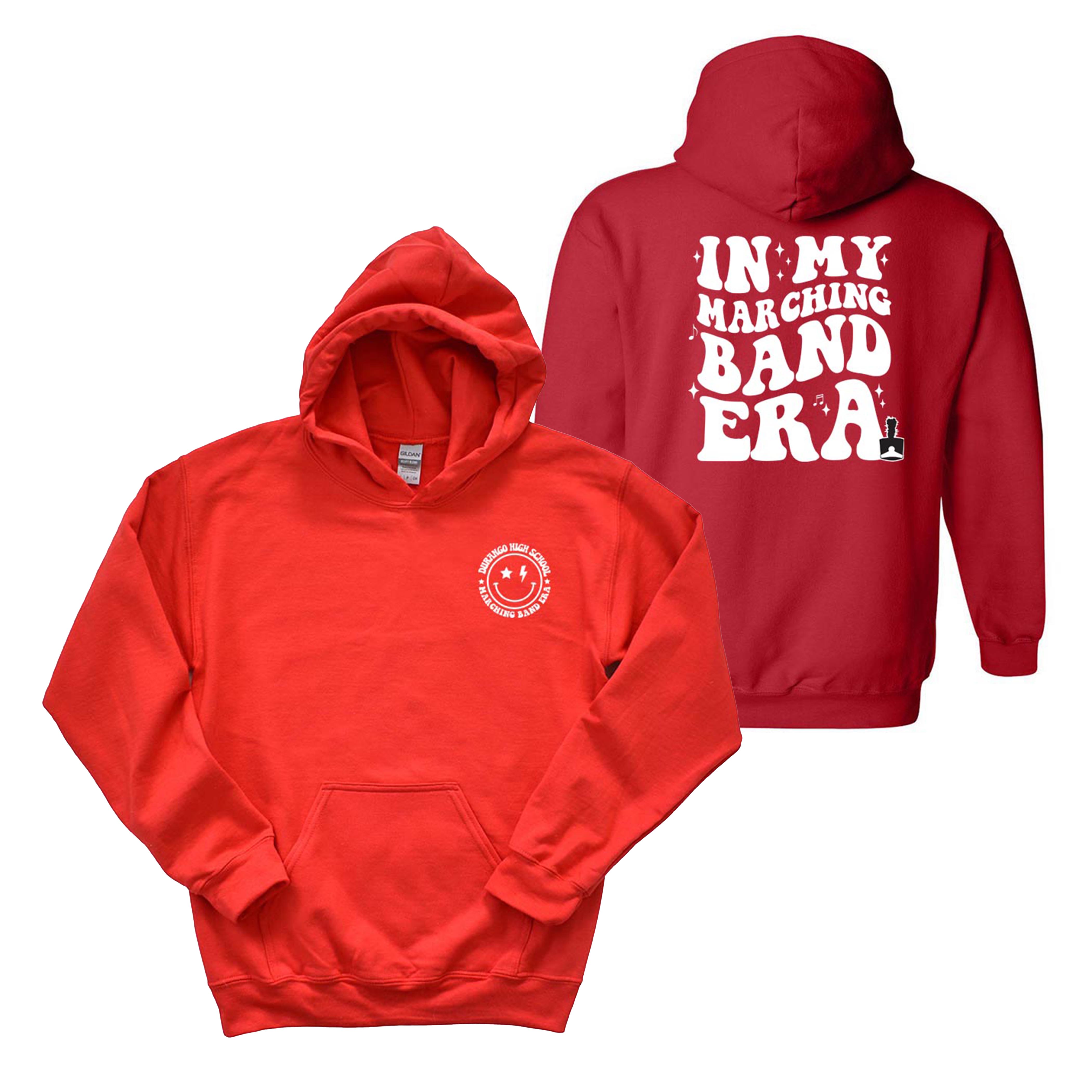 IN MY MARCHING BAND ERA HOODIE ~ DHS BANDS ~youth and adult ~ classic unisex fit