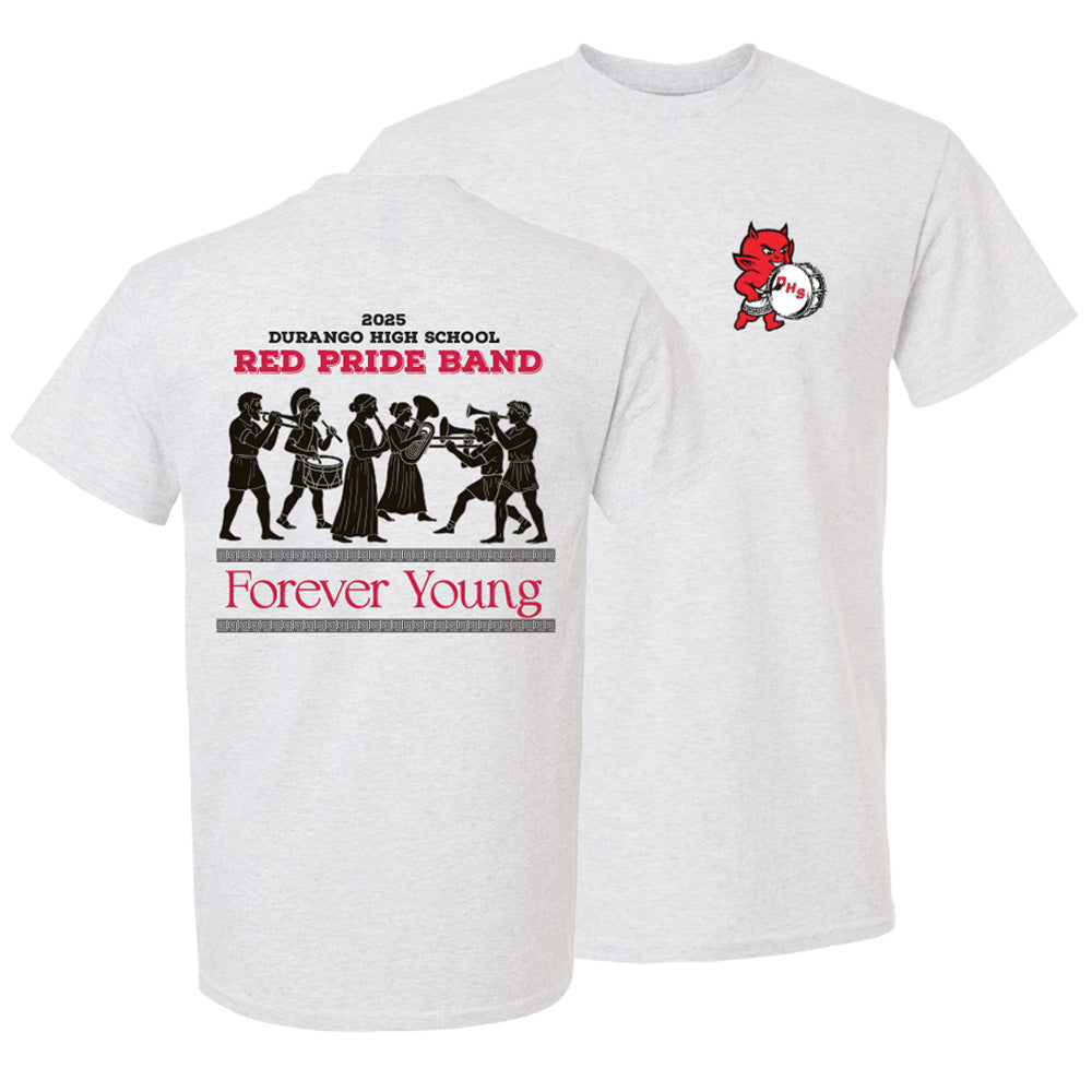 Forever Young 2025 Show ~ 50/50 Tee ~ Durango High School Bands