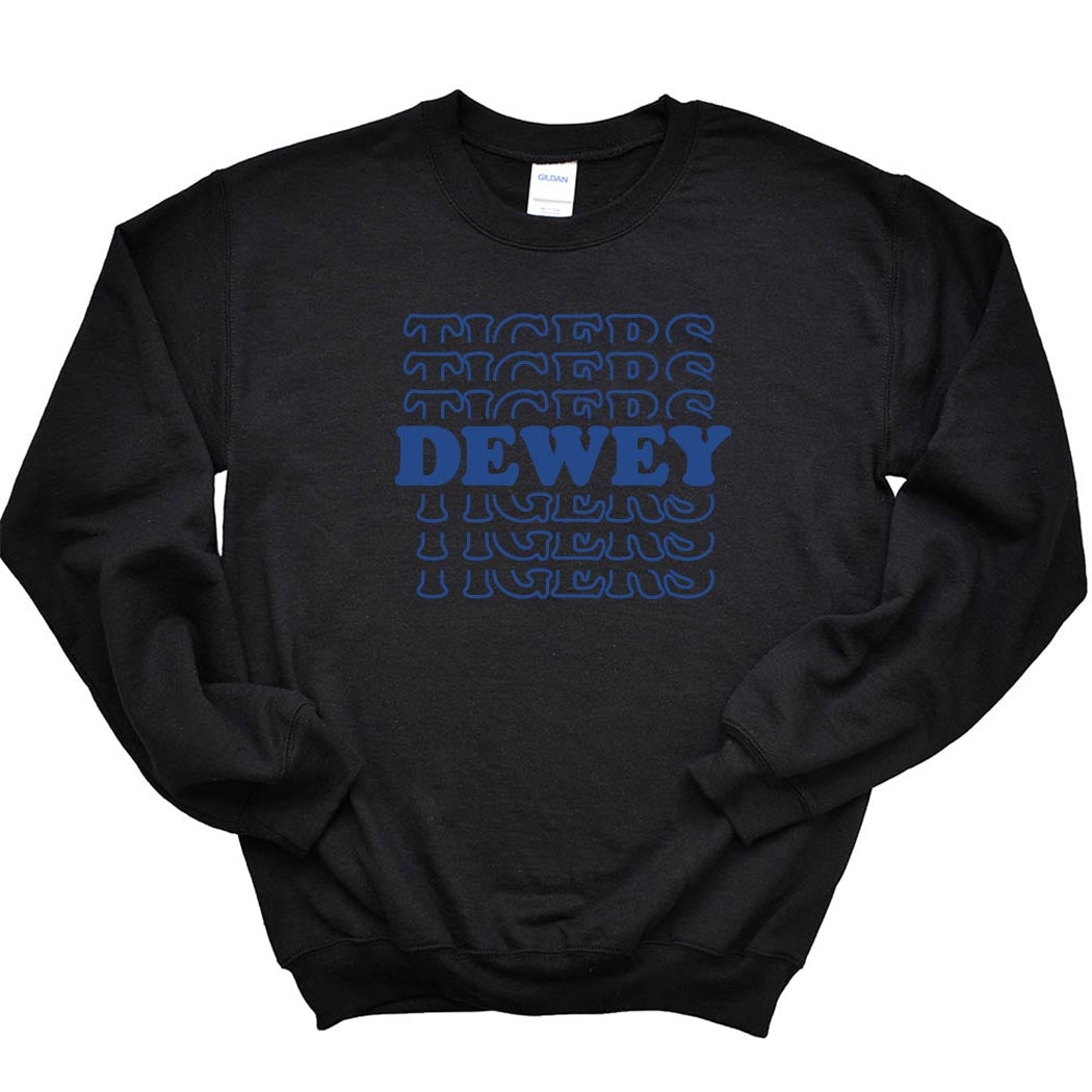 Tigers Repeater ~ Crewneck Sweatshirt ~ Dewey Elementary School