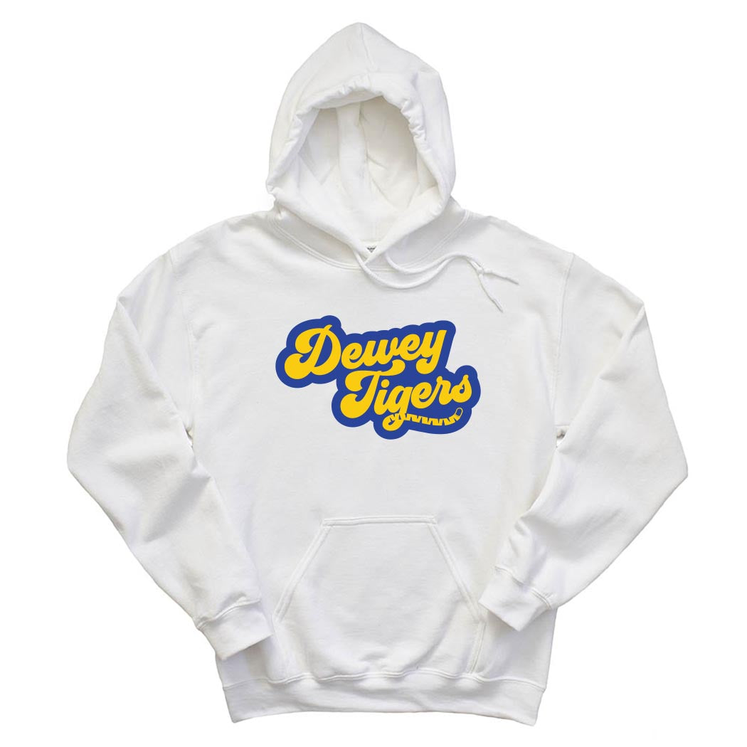 Tigers / Tigres Tail ~ Hoodie ~ Dewey Elementary School