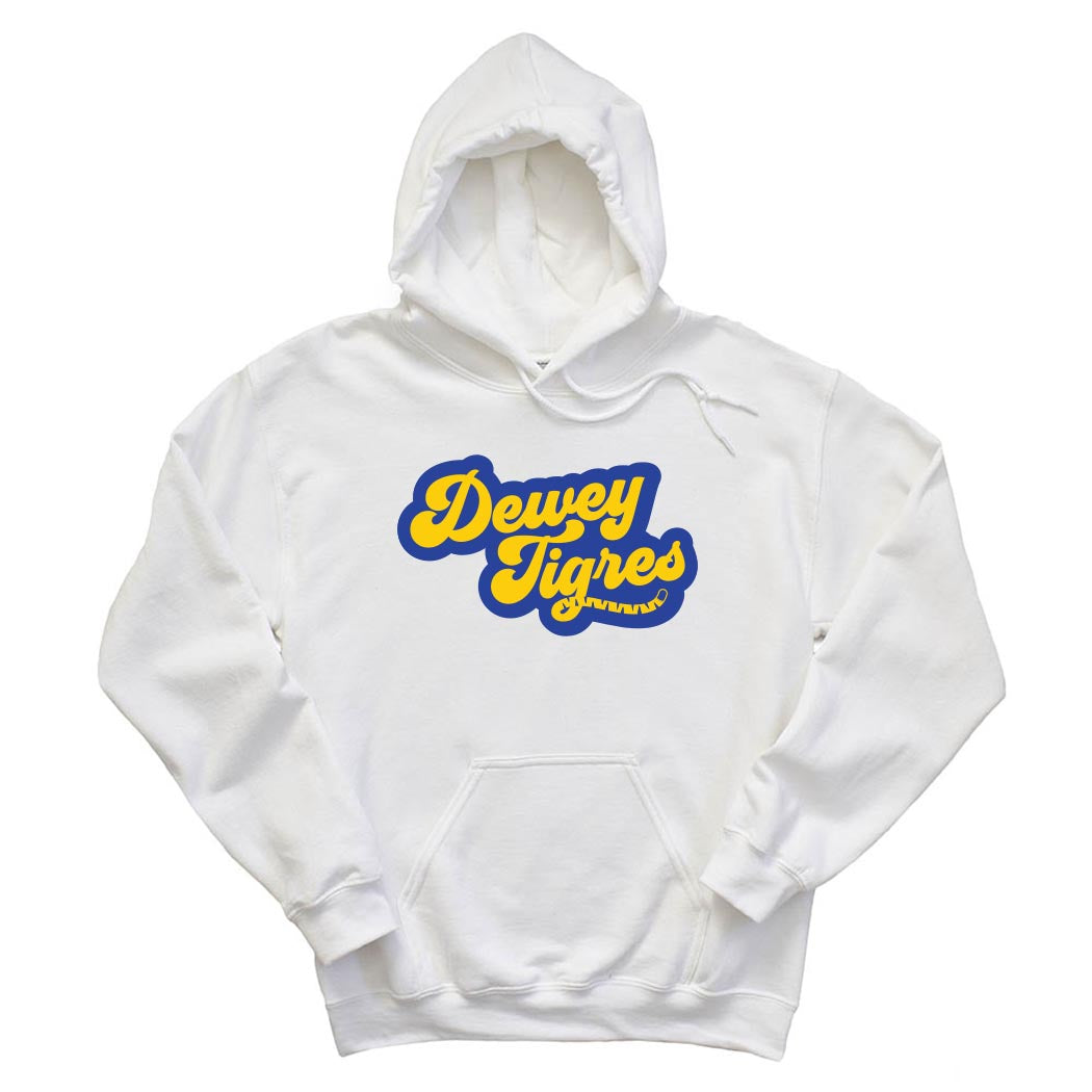Tigers / Tigres Tail ~ Hoodie ~ Dewey Elementary School