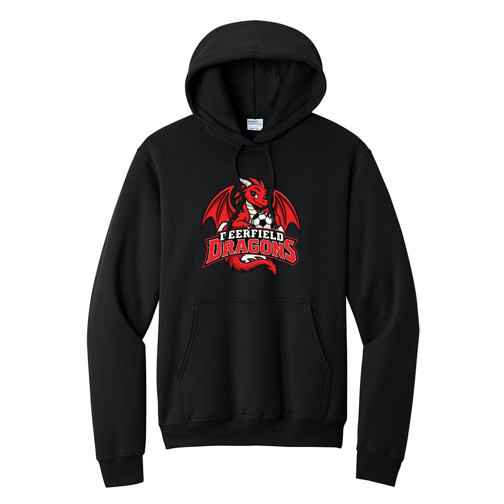 Dragon Mascot ~ Hoodie ~ Deerfield Dragons AYSO Soccer