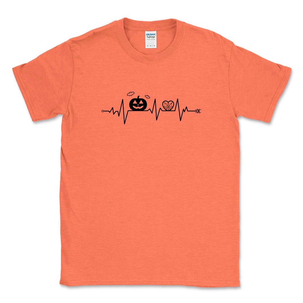 EKG Heartbeat ~ Cotton T-Shirt ~ Breiter Creations