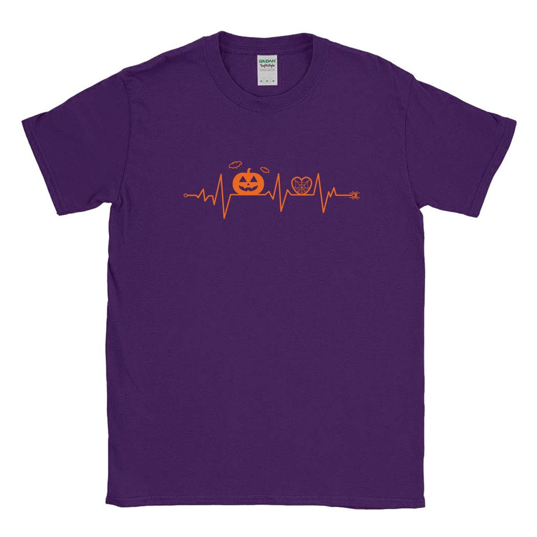 EKG Heartbeat ~ Cotton T-Shirt ~ Breiter Creations