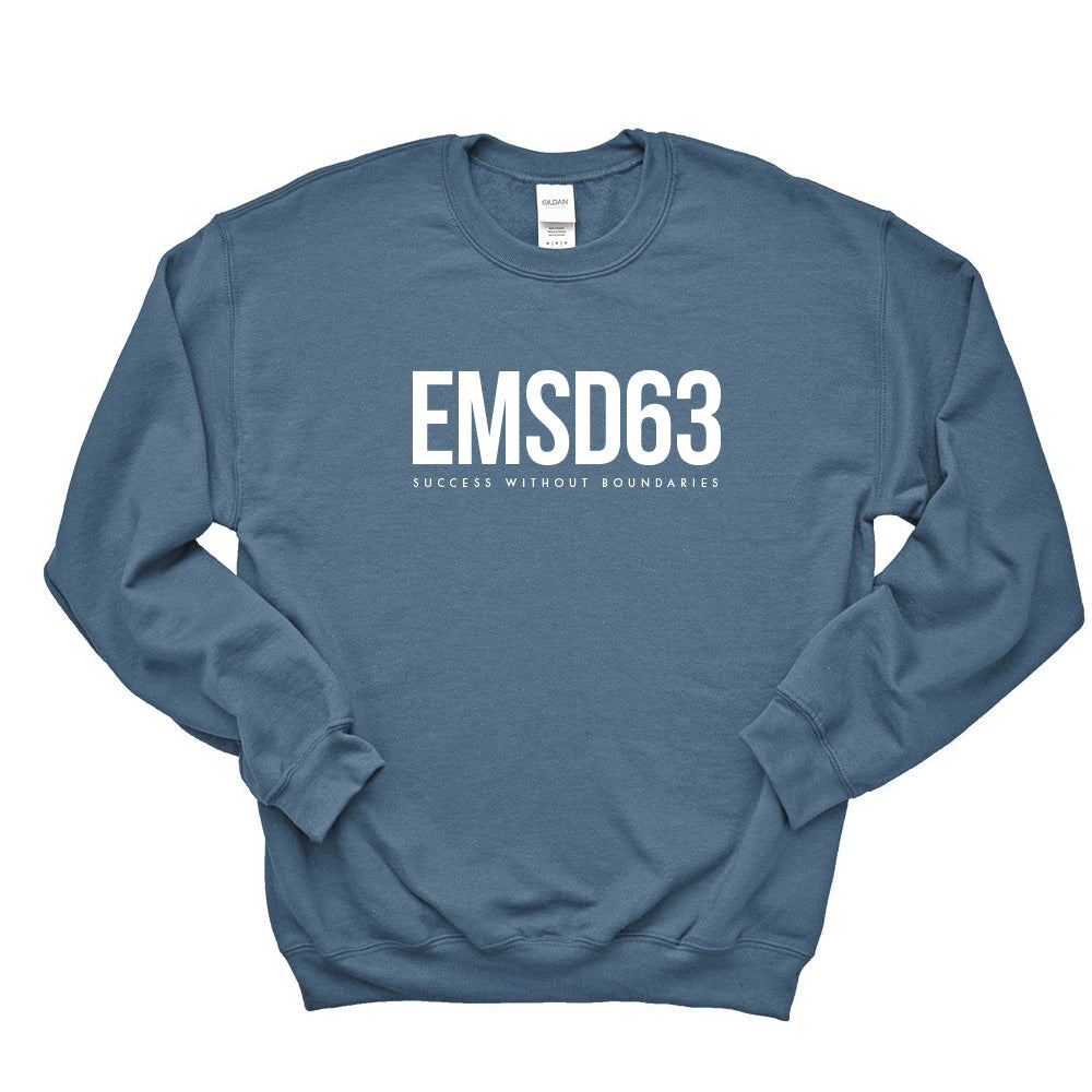 Modern ~ Raglan Crewneck Sweatshirt ~   East Maine School District 63