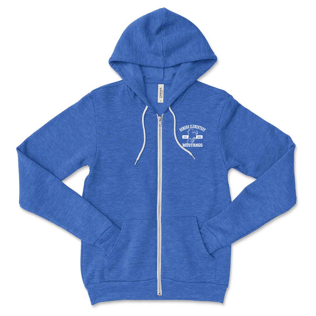 Est. 1958 ~ Zip Hoodie ~ Romona Elementary School