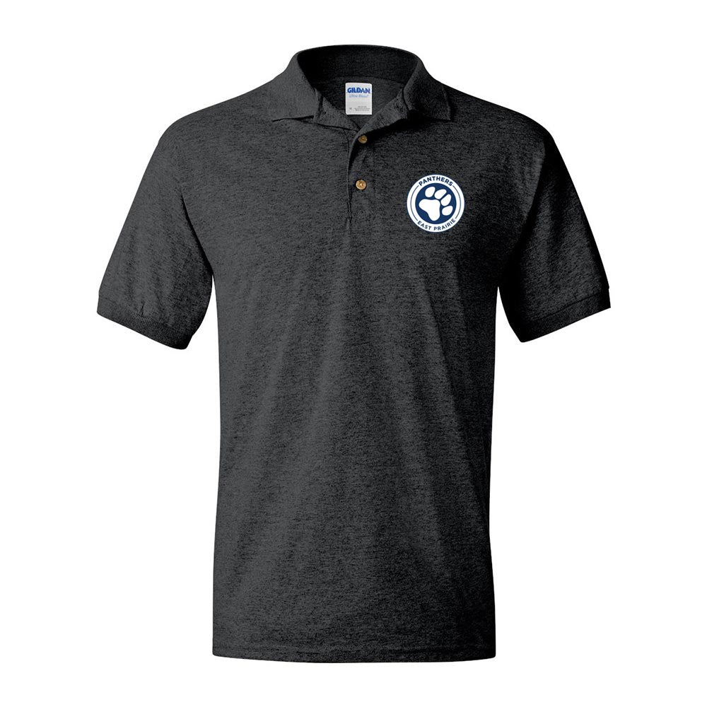 PAW PRINT DRYBLEND POLO ~ EAST PRAIRIE SCHOOL ~ youth & adult ~ classic unisex fit