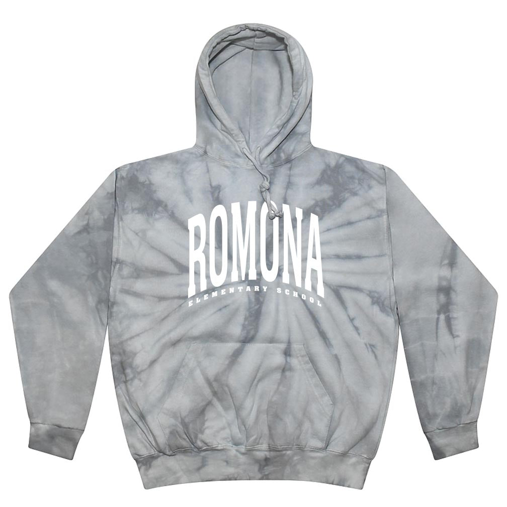 Extended Arc ~ Tie Dye Hoodie ~ Romona Elementary School
