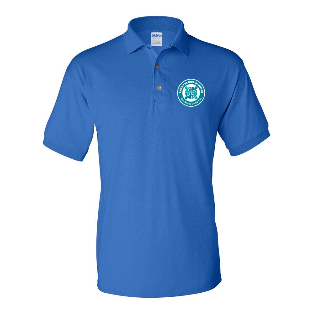 FAMILY RESOURCE CENTER LOGO DRYBLEND POLO ~ adult ~ classic unisex fit