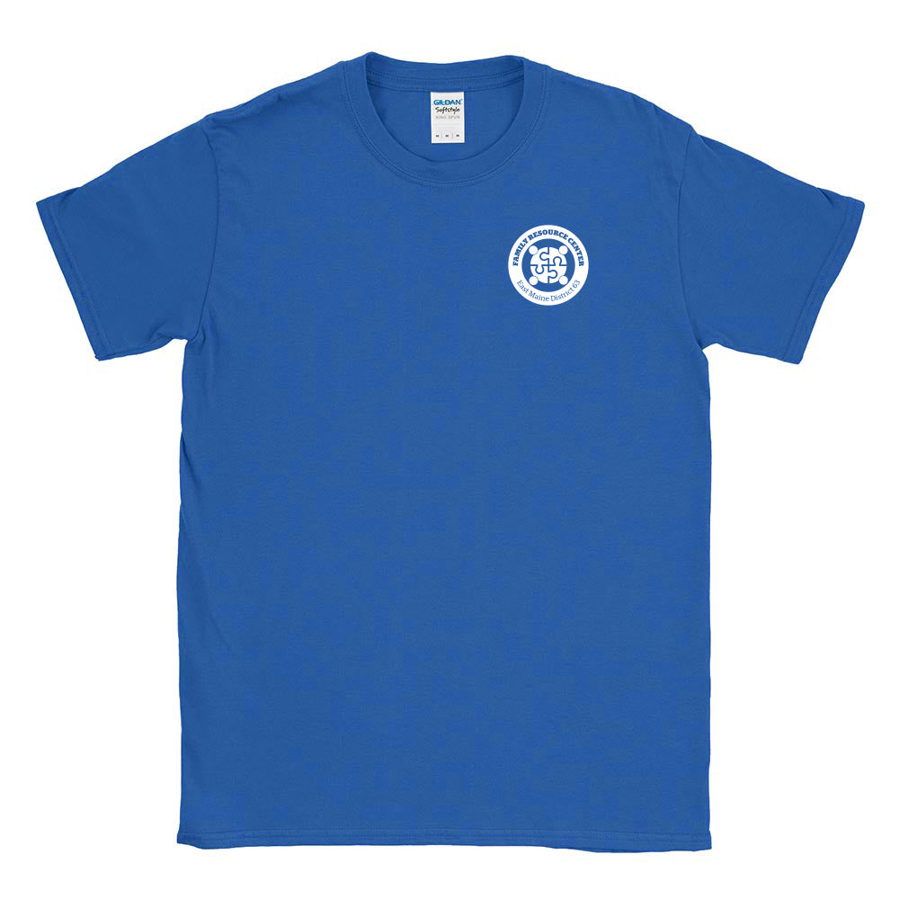 Logo ~ Cotton Softstyle Tee ~ Family Resource Center