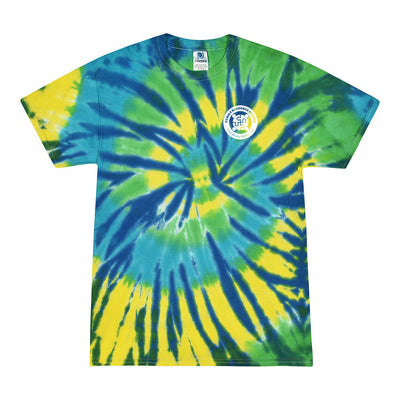 Logo ~ Tie Dye Cotton Tee ~ Family Resource Center