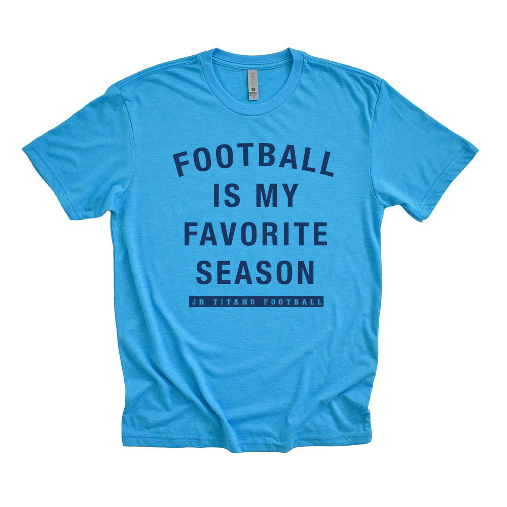 FAVORITE SEASON UNISEX TRIBLEND TEE ~ JR TITANS FOOTBALL ~ classic fit