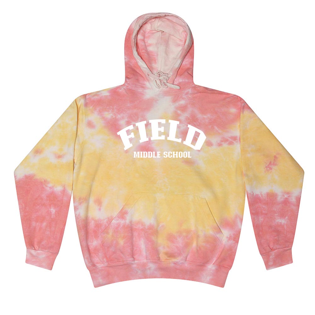 Field Arc ~ Tie-Dye Hoodie ~ Field Middle School