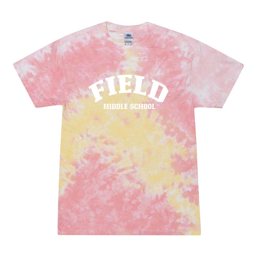 ARC TIE DYE TEE ~ FIELD MIDDLE ~ youth & adult ~ classic fit