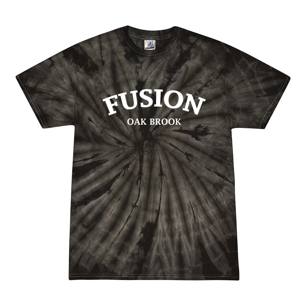 ARC TIE DYE TEE ~ FUSION ACADEMY OAK BROOK ~ youth & adult ~ classic fit