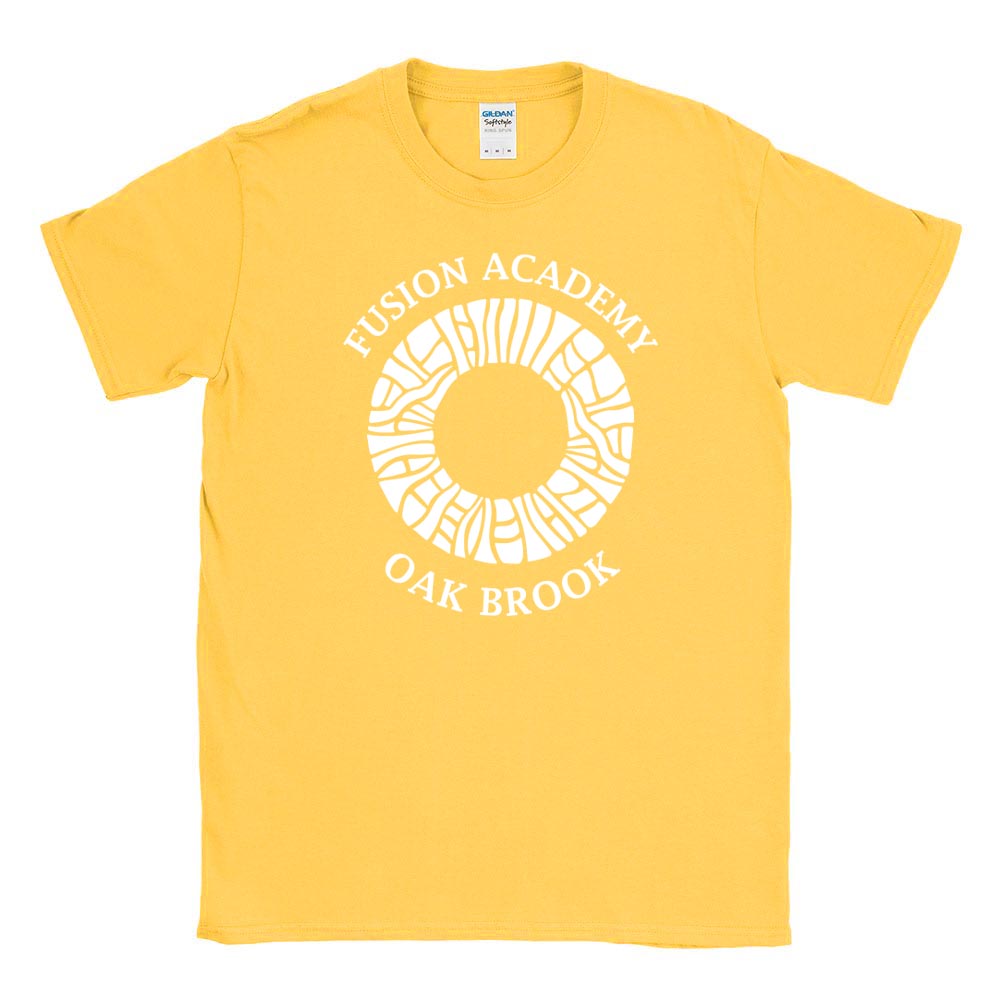 MOSAIC ARC SOFTSTYLE TEE ~ FUSION ACADEMY OAK BROOK ~ youth & adult ~ classic fit