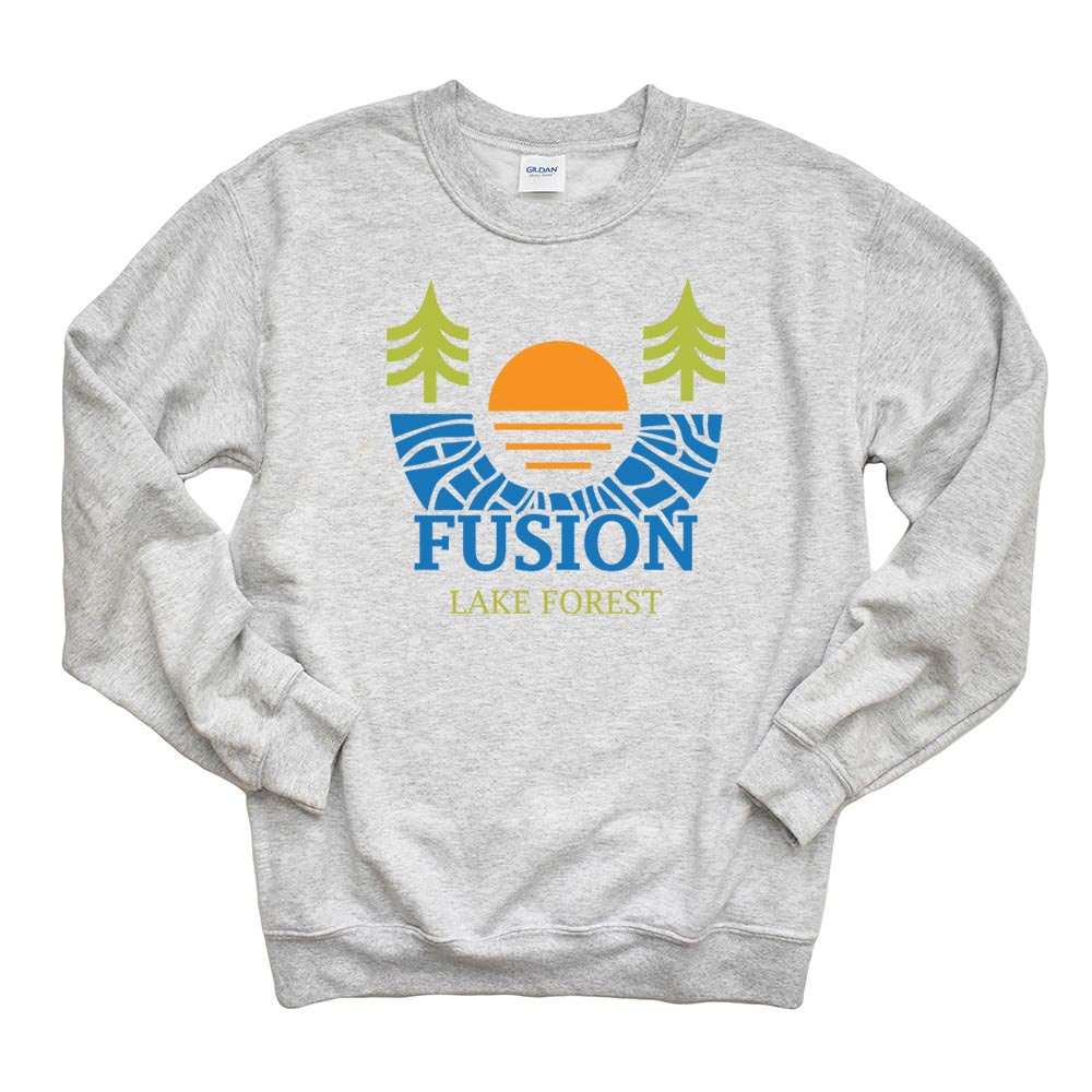 Sunset ~ Crewneck Sweatshirt ~ Fusion Academy Lake Forest