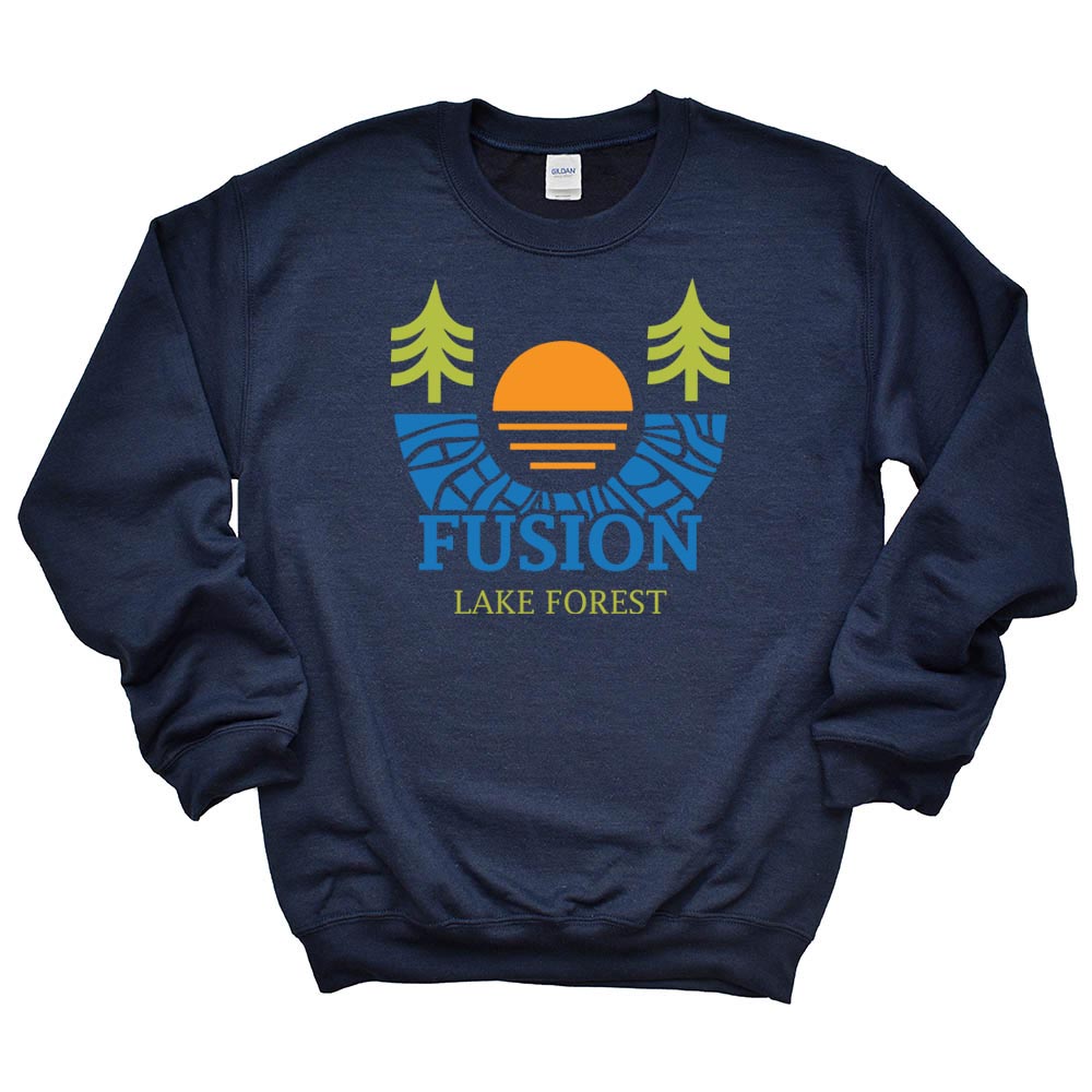 Sunset ~ Crewneck Sweatshirt ~ Fusion Academy Lake Forest