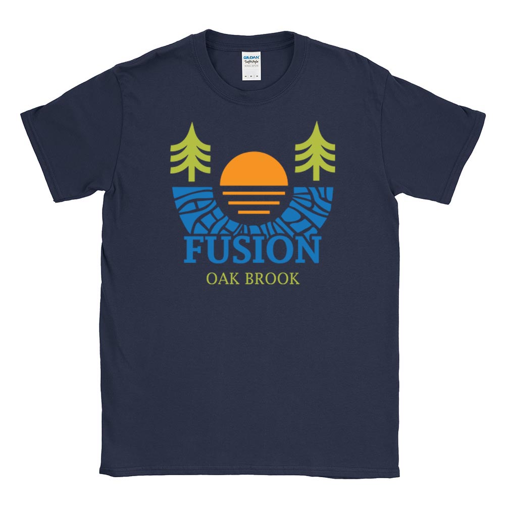 Sunset ~ Cotton T-Shirt ~ Fusion Academy Oak Brook