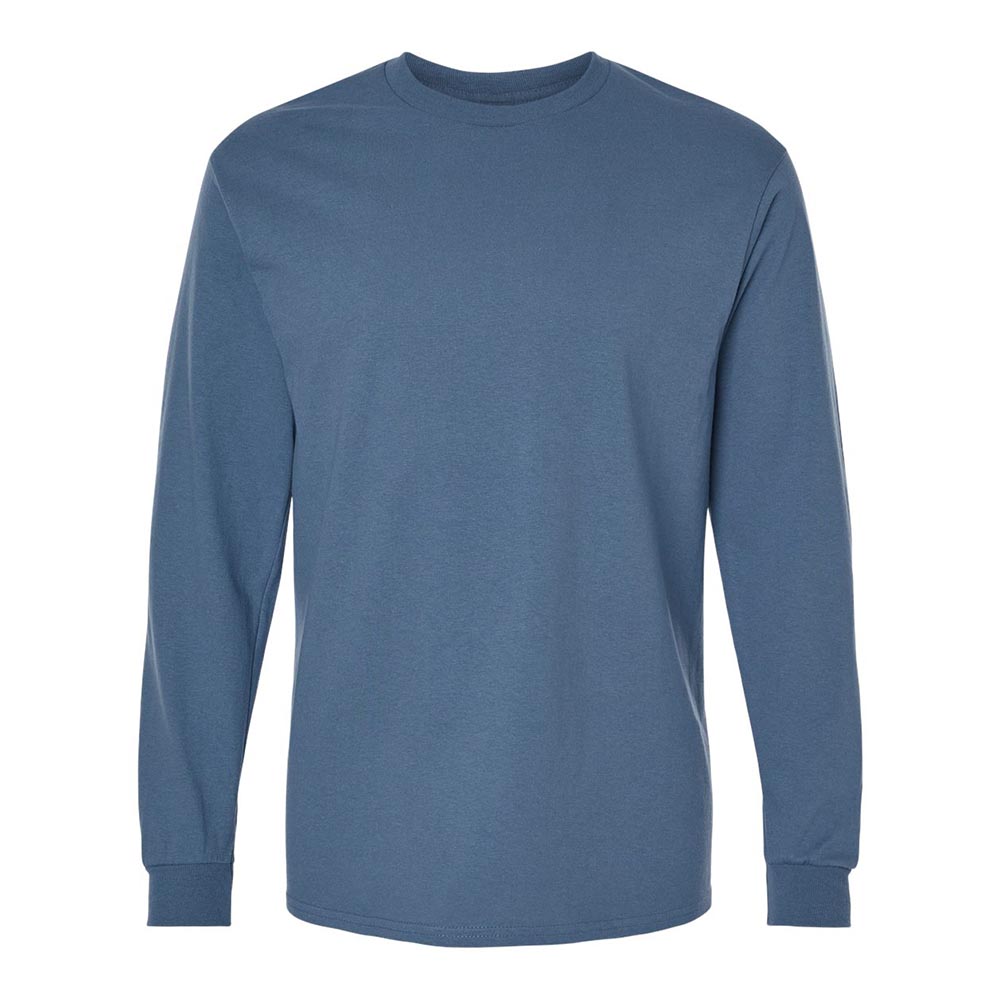Custom ~ Cotton Long Sleeve T-Shirt ~ JV Championship 2026-indigo blue