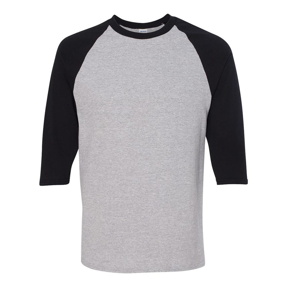 Custom ~ Heavy Cotton 3/4 Baseball T-Shirt ~ Thomas Jefferson Middle School