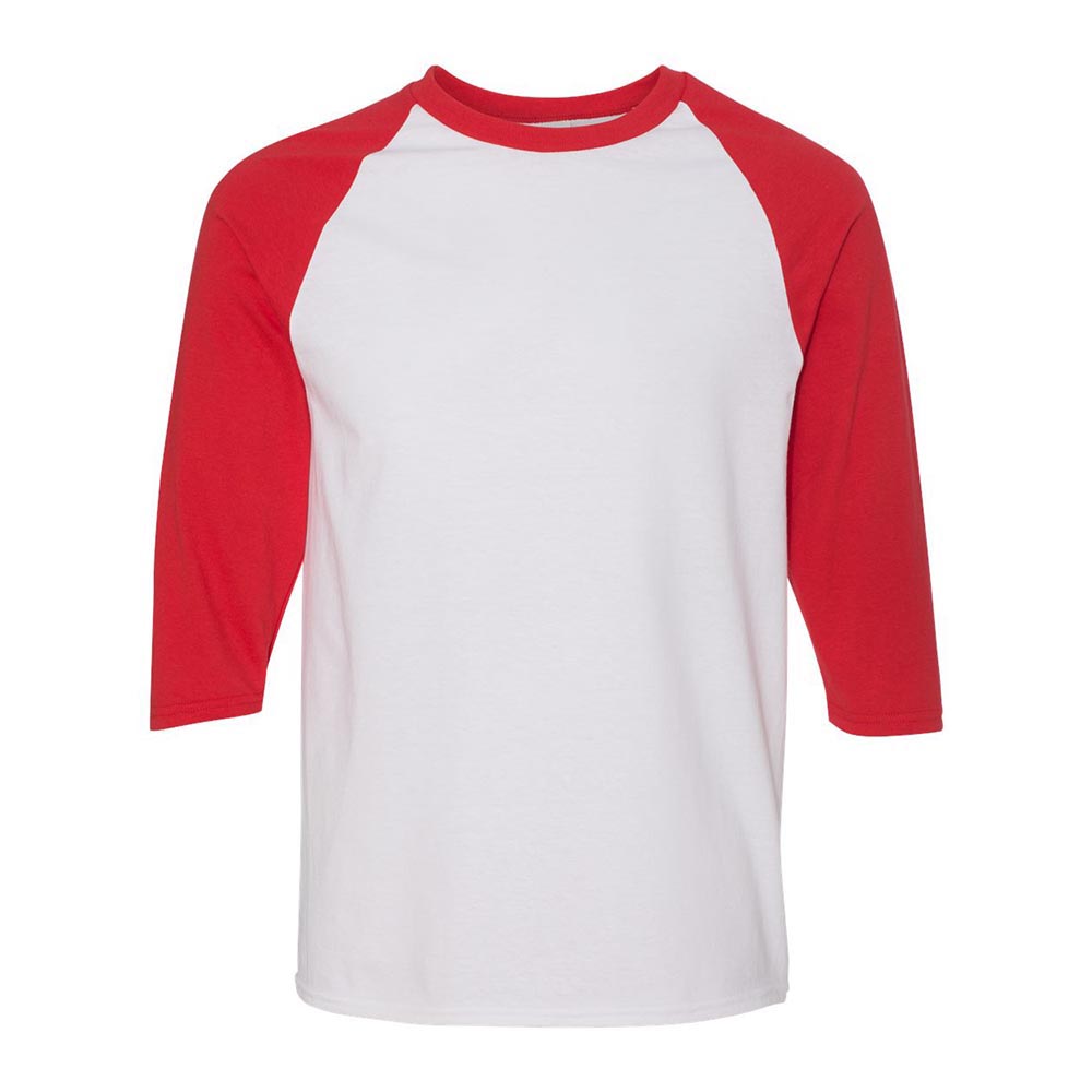 Custom ~ Heavy Cotton 3/4 Baseball T-Shirt ~ Thomas Jefferson Middle School