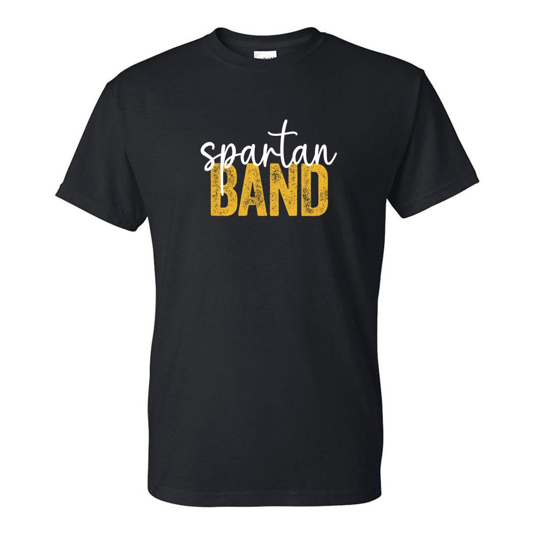 Spartan Band Script ~ DryBlend Adult T-Shirt ~ Glenbrook North Band