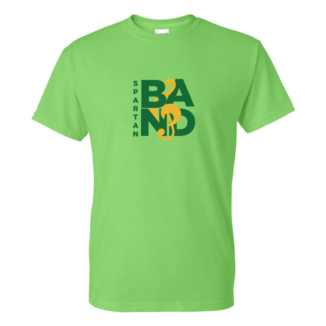 BAND SQUARE DRYBLEND TEE ~ GLENBROOK NORTH BAND ~ youth & adult ~ classic unisex fit