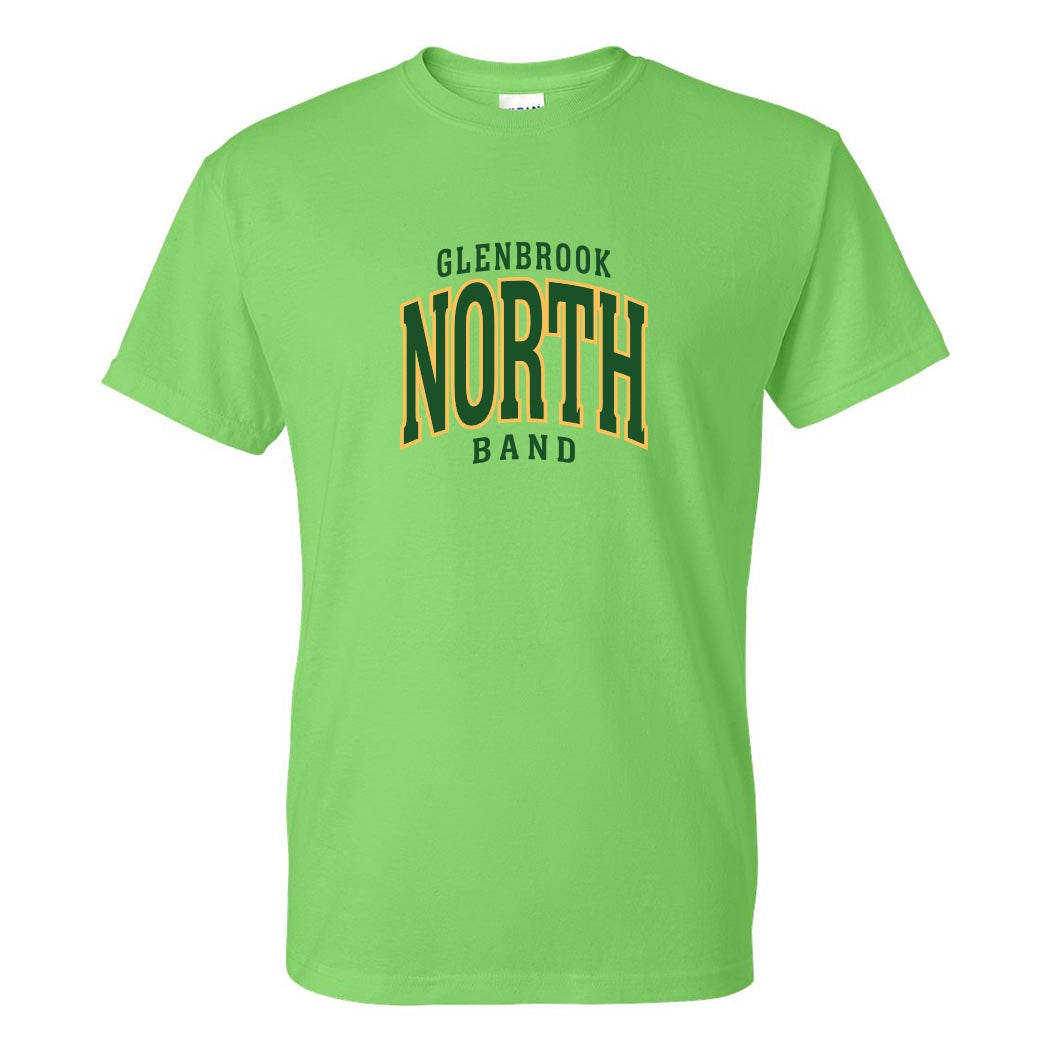 EXTENDED ARC DRYBLEND TEE ~ GLENBROOK NORTH BAND ~ youth & adult ~ classic unisex fit